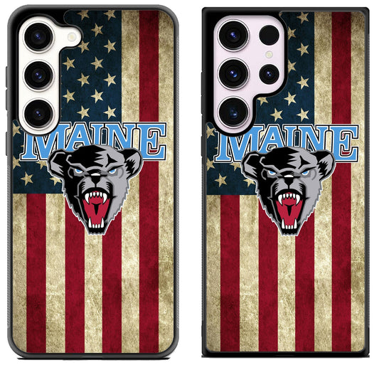 Maine Black Bears Flag Samsung Galaxy S23 | S23+ | S23 Ultra Case