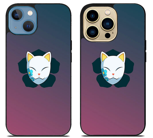 Makomo Mask demon slayer iPhone 14 | 14 Plus | 14 Pro | 14 Pro Max Case