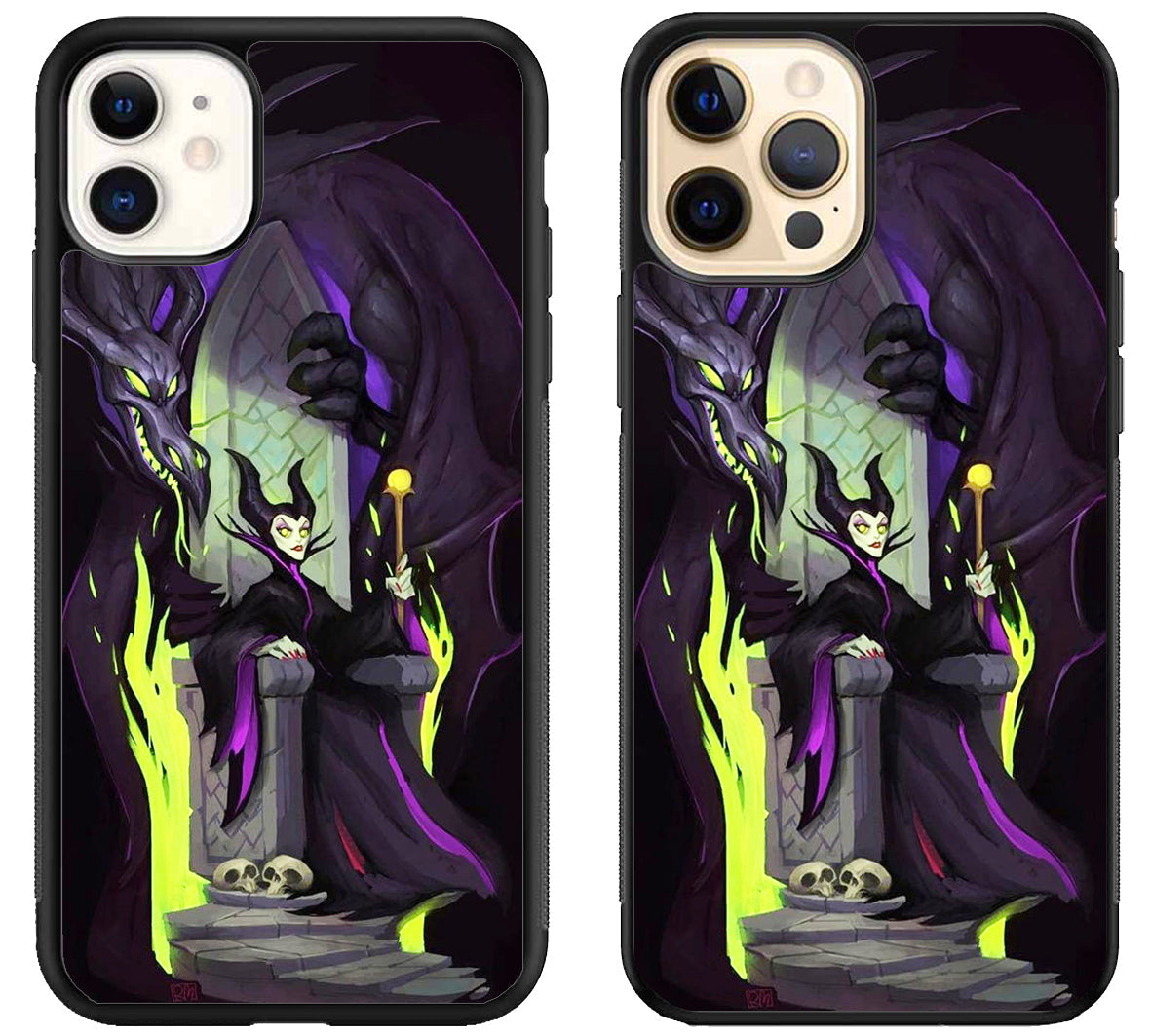 Maleficent Disney villains Cool iPhone 12 | 12 Mini | 12 Pro | 12 Pro Max Case