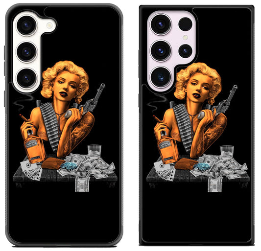 Marilyn Monroe Gangster Money Samsung Galaxy S23 | S23+ | S23 Ultra Case
