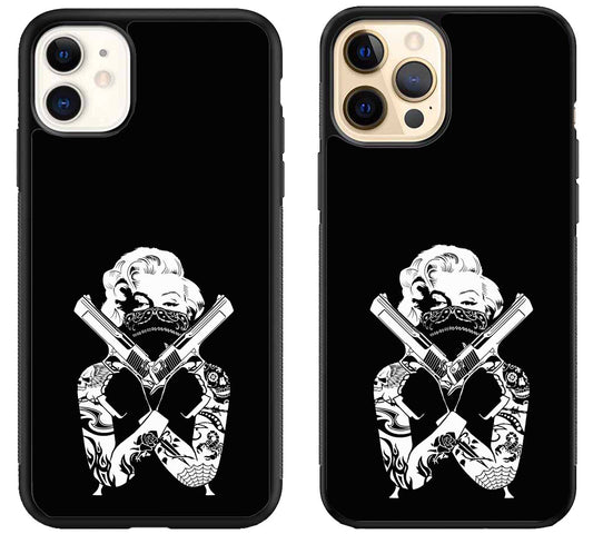 Marilyn Monroe Gangster iPhone 12 | 12 Mini | 12 Pro | 12 Pro Max Case