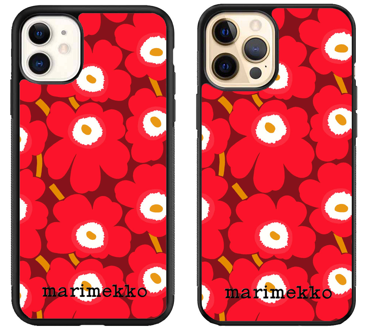 Marimekko Red iPhone 12 | 12 Mini | 12 Pro | 12 Pro Max Case