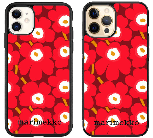 Marimekko Red iPhone 12 | 12 Mini | 12 Pro | 12 Pro Max Case