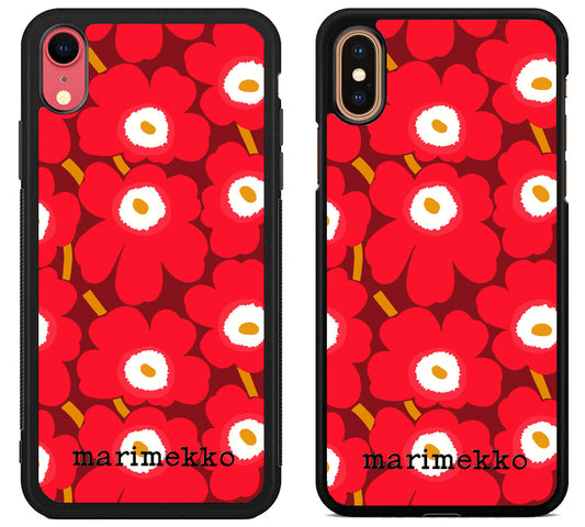 Marimekko Red iPhone X | Xs | Xr | Xs Max Case