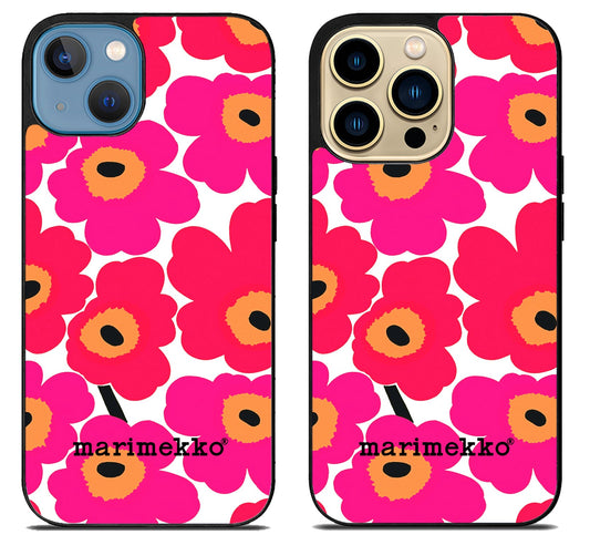 Marimekko Rose iPhone 14 | 14 Plus | 14 Pro | 14 Pro Max Case