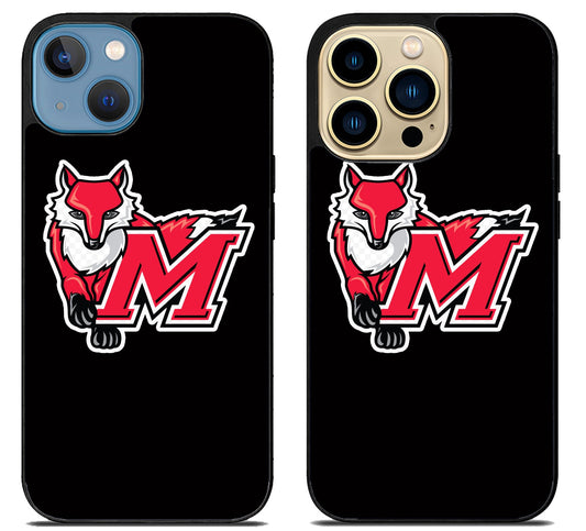 Marist Red Foxes Black iPhone 14 | 14 Plus | 14 Pro | 14 Pro Max Case