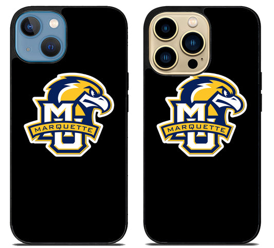 Marquette Golden Eagles Black iPhone 14 | 14 Plus | 14 Pro | 14 Pro Max Case