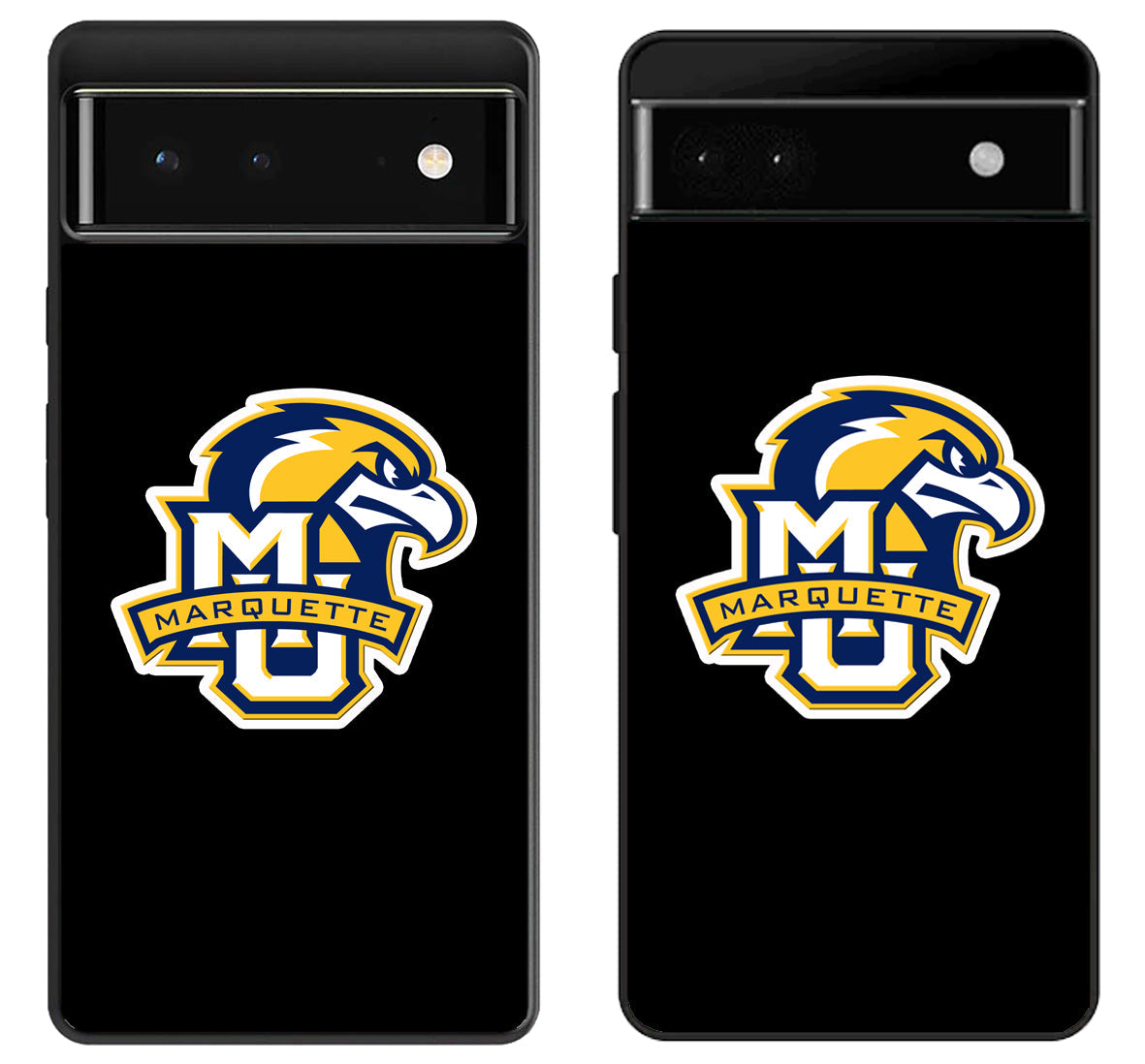 Marquette Golden Eagles Black Google Pixel 6 | 6A | 6 Pro Case