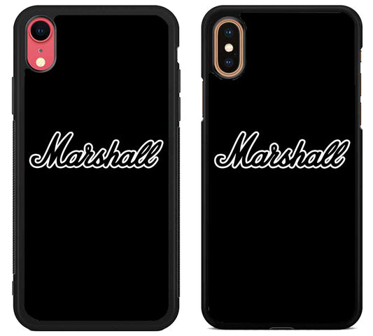 Marshall Black Logo iPhone X | Xs | Xr | Xs Max Case
