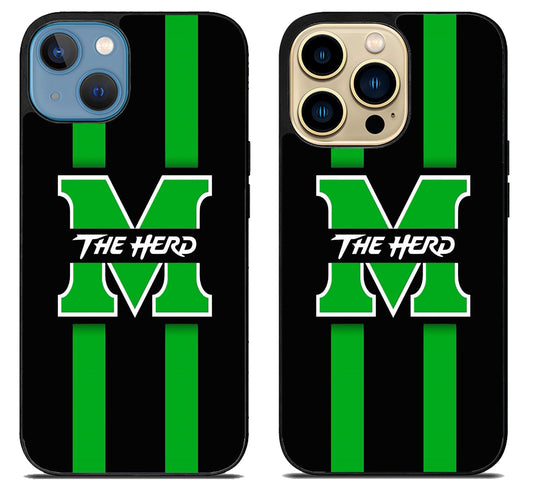 Marshall Thundering The Herd iPhone 14 | 14 Plus | 14 Pro | 14 Pro Max Case