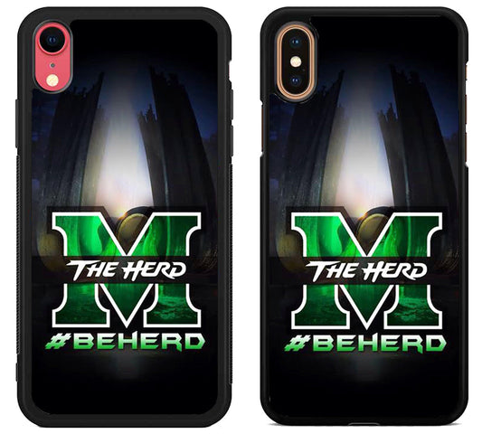 Marshall University Thundering Herd Logo iPhone X | Xs | Xr | Xs Max Case