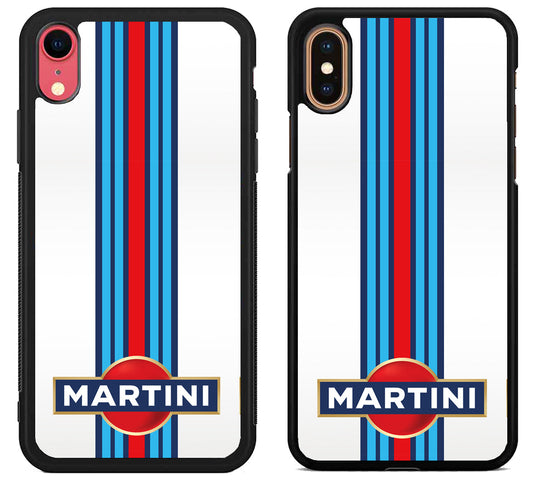 Martini racing Logo Striped iPhone X | Xs | Xr | Xs Max Case