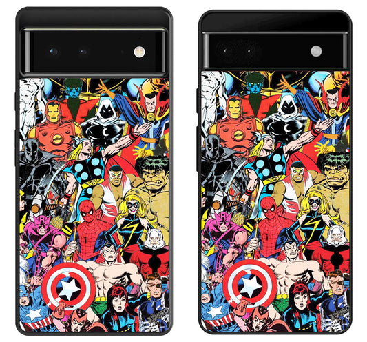 Marvel Avengers Comics Google Pixel 6 | 6A | 6 Pro Case