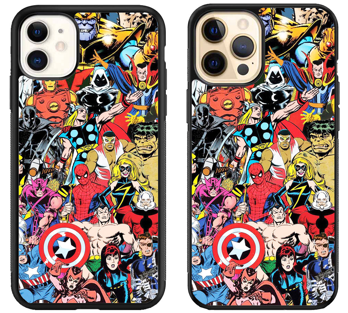 Marvel Avengers Comics iPhone 12 | 12 Mini | 12 Pro | 12 Pro Max Case