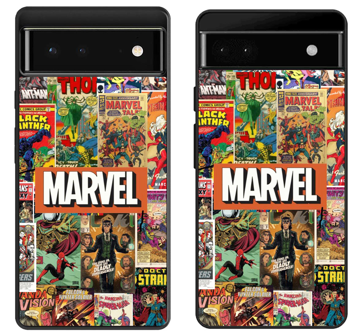Marvel Collage Google Pixel 6 | 6A | 6 Pro Case