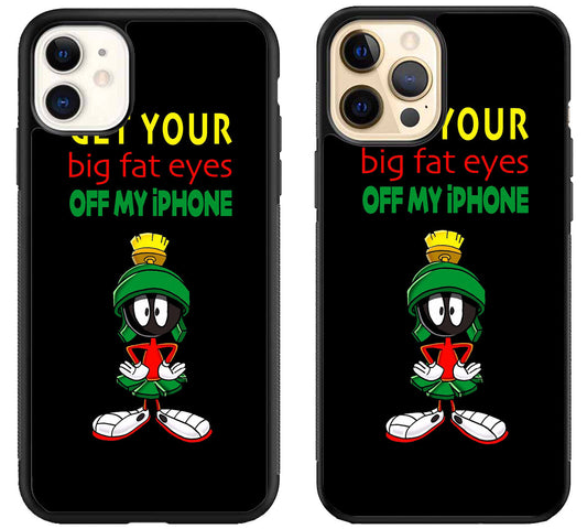 MarvinThe Martian Big Fat Eyes iPhone 12 | 12 Mini | 12 Pro | 12 Pro Max Case