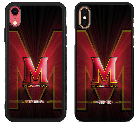 Maryland Terrapins Background iPhone X | Xs | Xr | Xs Max Case