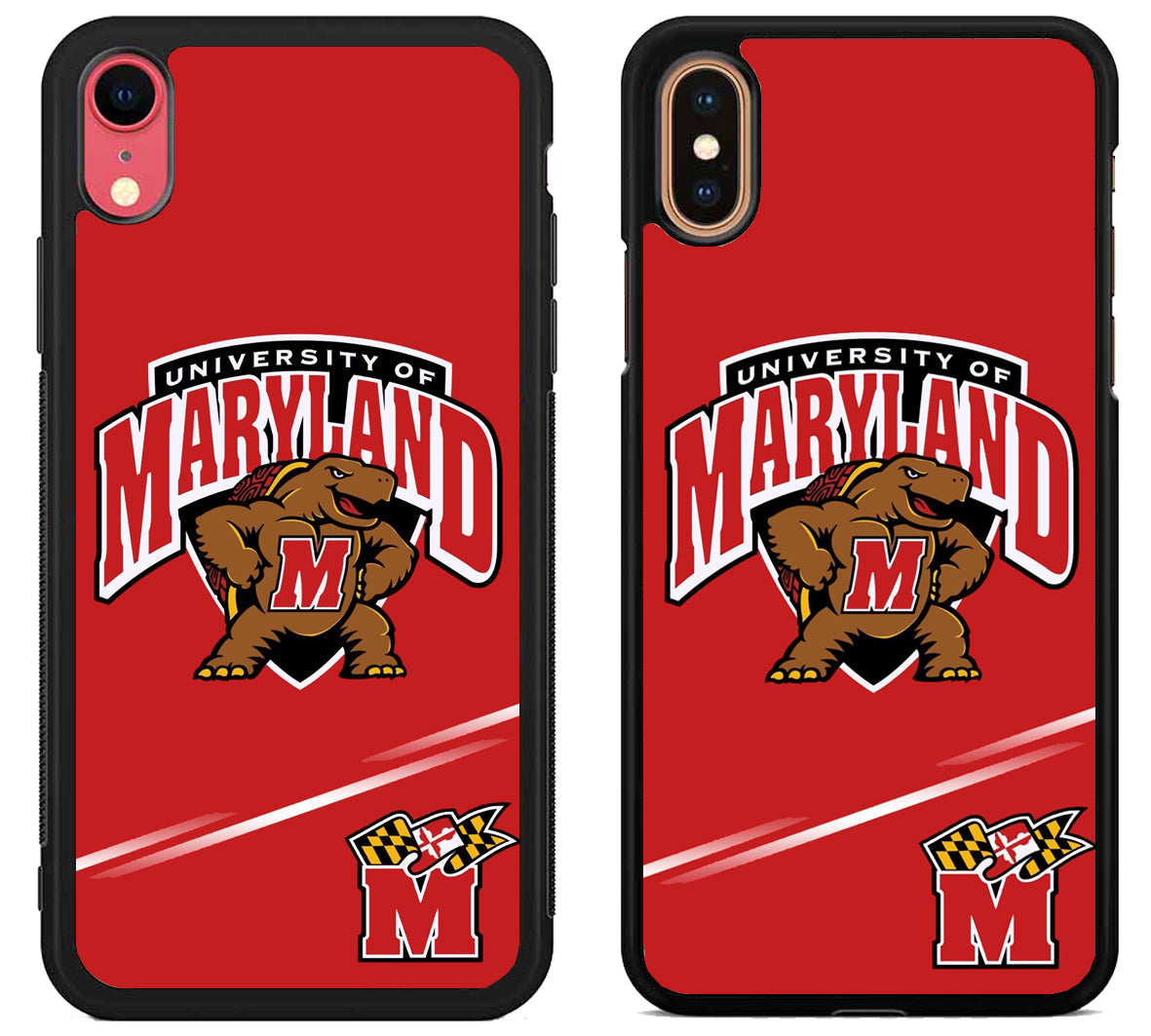 Maryland Terrapins Red iPhone X | Xs | Xr | Xs Max Case