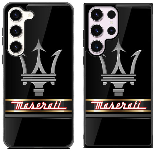 Maserati Black Metallic Samsung Galaxy S23 | S23+ | S23 Ultra Case
