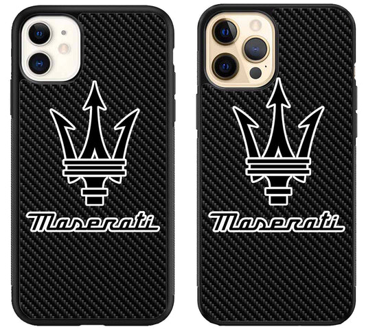 Maserati Carbon iPhone 12 | 12 Mini | 12 Pro | 12 Pro Max Case