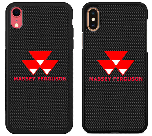 Massey Ferguson Black Carbon iPhone X | Xs | Xr | Xs Max Case