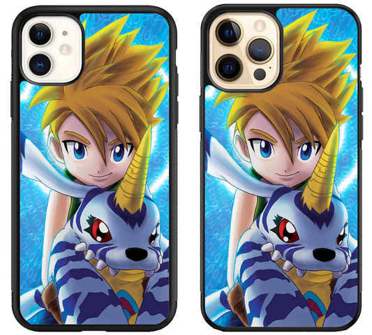 Matt & Gabumon Digimon iPhone 12 | 12 Mini | 12 Pro | 12 Pro Max Case