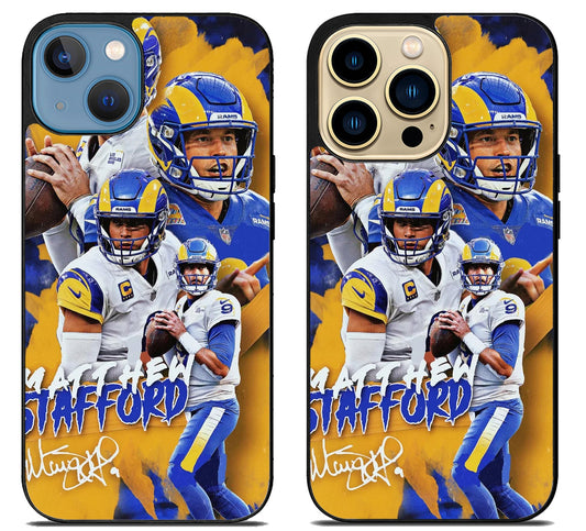 Matthew Stafford Signature Collage iPhone 14 | 14 Plus | 14 Pro | 14 Pro Max Case