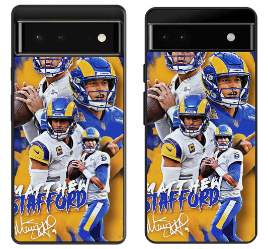 Matthew Stafford Signature Collage Google Pixel 6 | 6A | 6 Pro Case