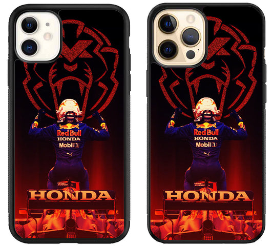Max Verstappen lion Background iPhone 12 | 12 Mini | 12 Pro | 12 Pro Max Case