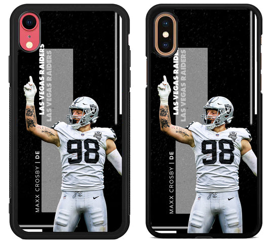 Maxx Crosby Las Vegas Raiders iPhone X | Xs | Xr | Xs Max Case