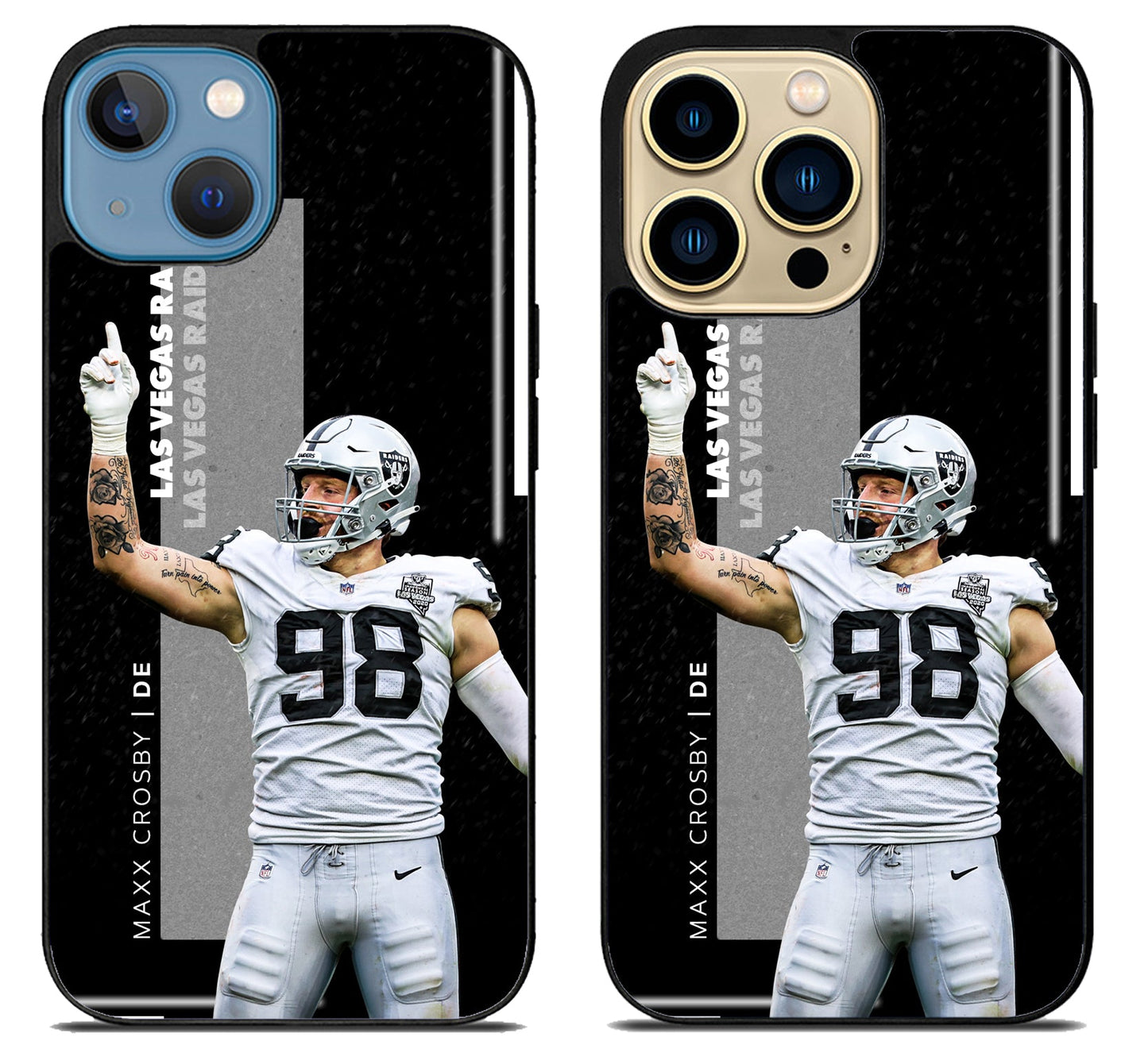 Maxx Crosby Las Vegas Raiders iPhone 14 | 14 Plus | 14 Pro | 14 Pro Max Case