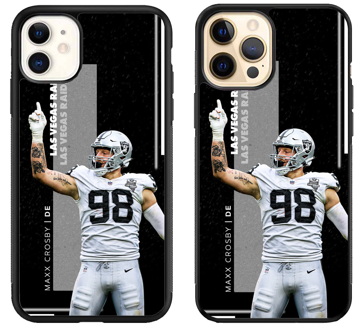 Maxx Crosby Las Vegas Raiders iPhone 12 | 12 Mini | 12 Pro | 12 Pro Max Case