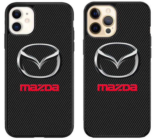 Mazda Black Carbon iPhone 12 | 12 Mini | 12 Pro | 12 Pro Max Case