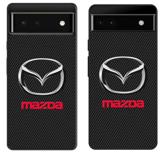 Mazda Black Carbon Google Pixel 6 | 6A | 6 Pro Case