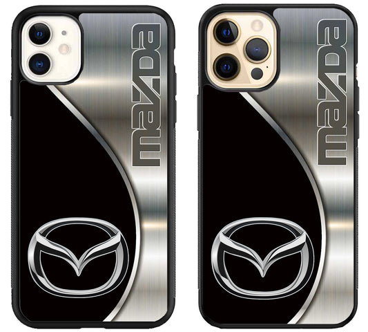 Mazda Black Silver iPhone 12 | 12 Mini | 12 Pro | 12 Pro Max Case