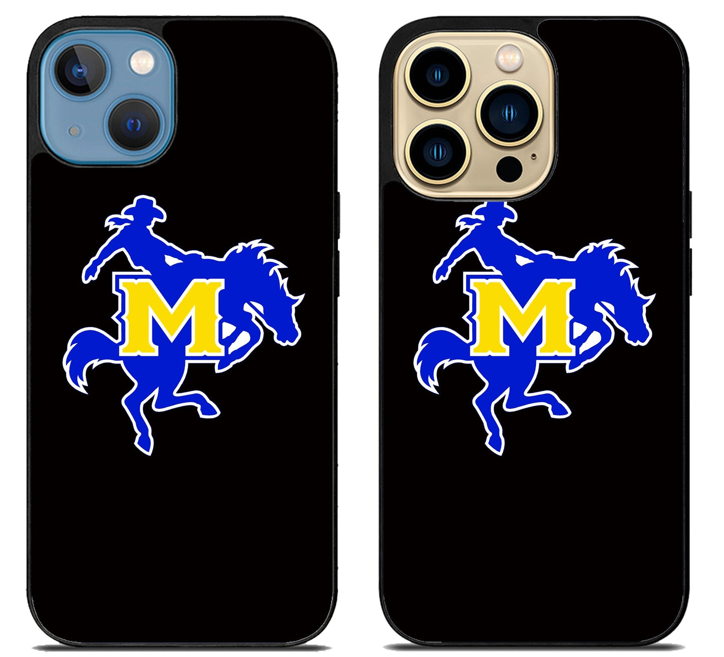McNeese State Cowboys Black iPhone 14 | 14 Plus | 14 Pro | 14 Pro Max Case