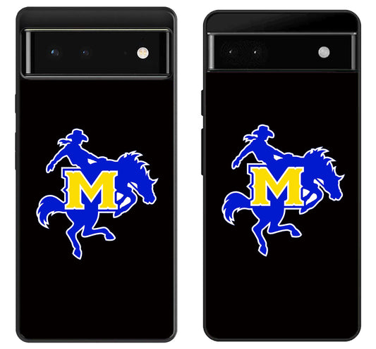 McNeese State Cowboys Black Google Pixel 6 | 6A | 6 Pro Case