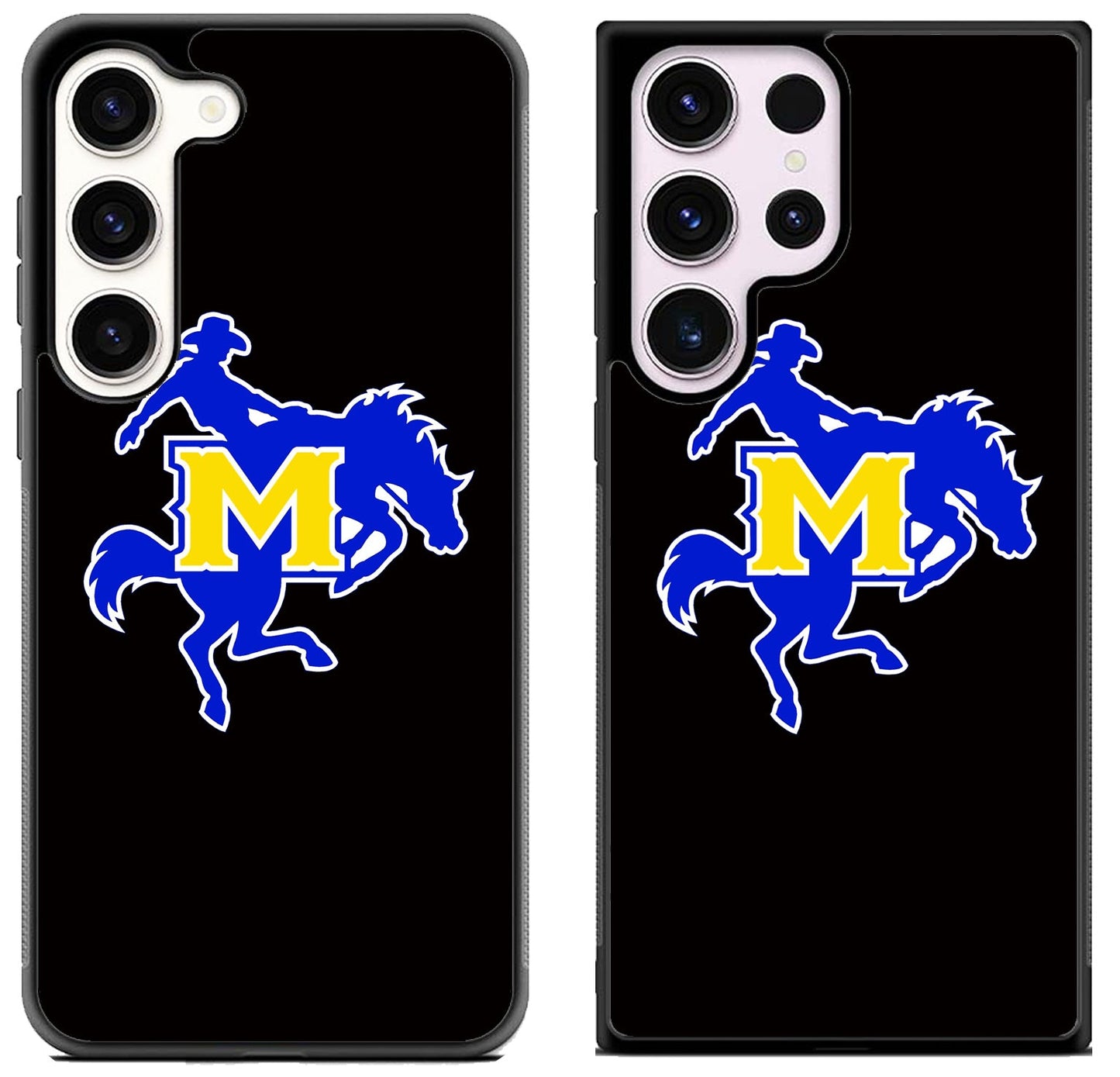 McNeese State Cowboys Black Samsung Galaxy S23 | S23+ | S23 Ultra Case