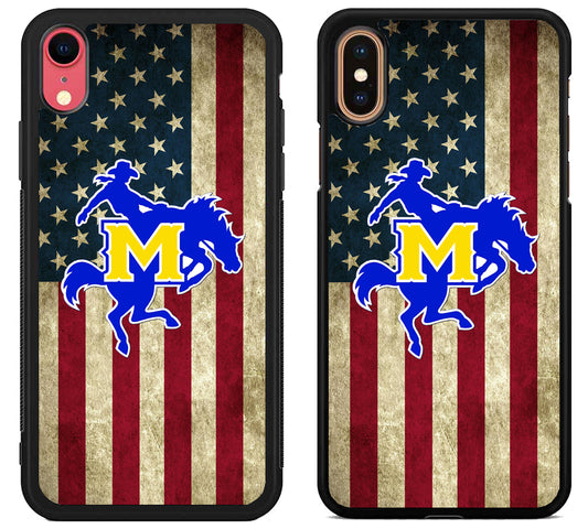 McNeese State Cowboys Flag iPhone X | Xs | Xr | Xs Max Case