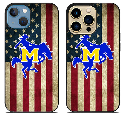 McNeese State Cowboys Flag iPhone 14 | 14 Plus | 14 Pro | 14 Pro Max Case