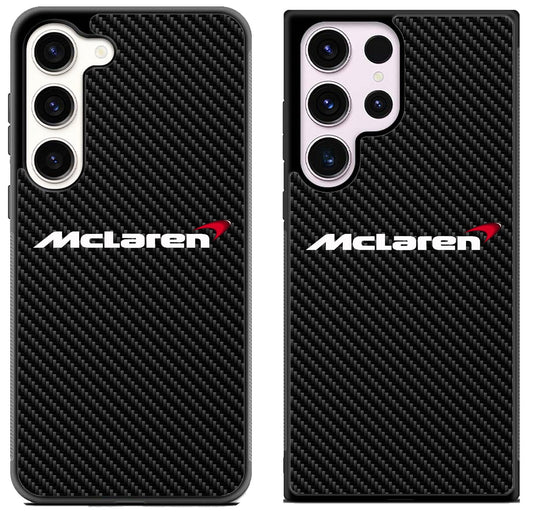 Mclaren Black Carbon Samsung Galaxy S23 | S23+ | S23 Ultra Case