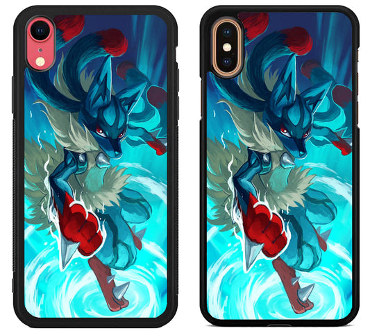 Mega Lucario Pokemon Style iPhone X | Xs | Xr | Xs Max Case