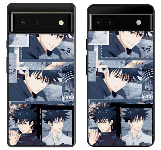 Megumi Fushiguro jujutsu kaisen Collage Google Pixel 6 | 6A | 6 Pro Case