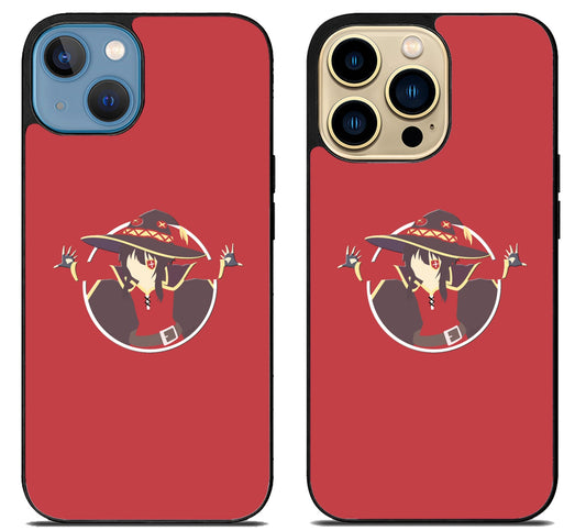 Megumin Konosuba iPhone 14 | 14 Plus | 14 Pro | 14 Pro Max Case