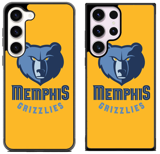 Memphis Grizzlies Logo Yellow Samsung Galaxy S23 | S23+ | S23 Ultra Case