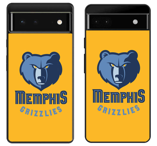 Memphis Grizzlies Logo Yellow Google Pixel 6 | 6A | 6 Pro Case