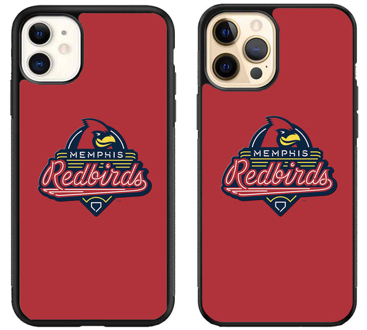 Memphis Redbirds Red iPhone 12 | 12 Mini | 12 Pro | 12 Pro Max Case