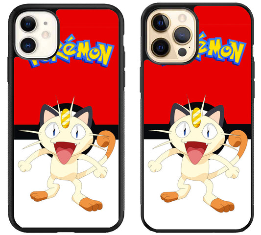 Meowth Pokemon Cool iPhone 12 | 12 Mini | 12 Pro | 12 Pro Max Case
