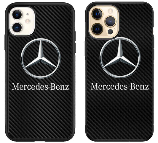 Mercedes Benz Carbon iPhone 12 | 12 Mini | 12 Pro | 12 Pro Max Case