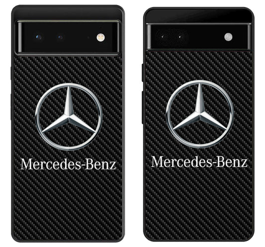 Mercedes Benz Carbon Google Pixel 6 | 6A | 6 Pro Case